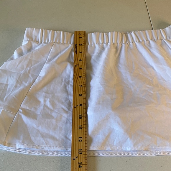 Adidas Women’s Classic Climalite White Skirt/Skort Sz Med - Picture 8 of 12